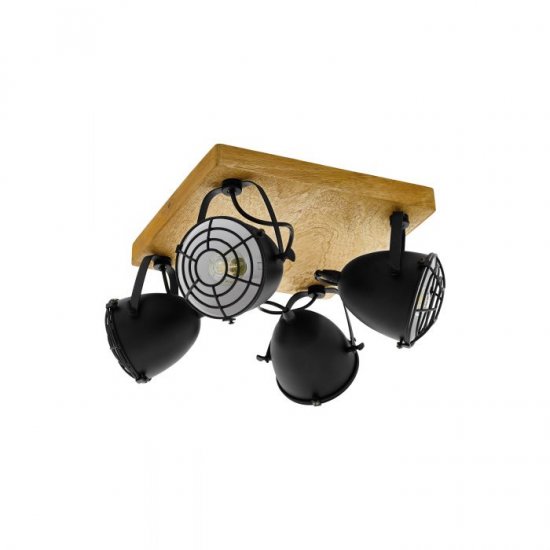 Спот INDUSTRIAL GATEBECK 4xE14 max 4x40W IP20 черен