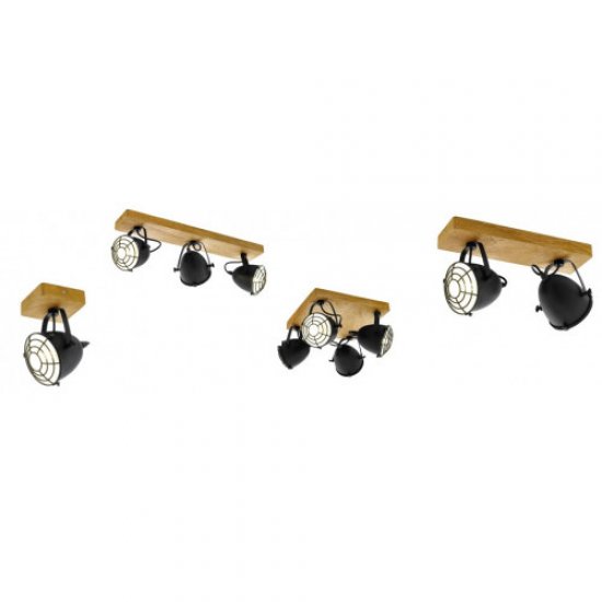 Спот INDUSTRIAL GATEBECK 2xE14 max 2x40W IP20 черен
