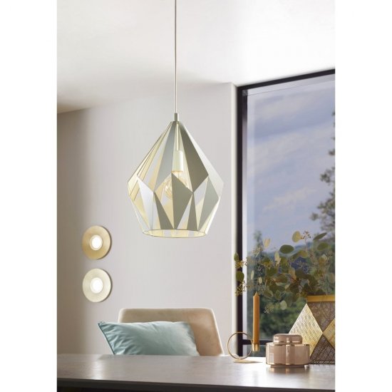 Пендел LOFT CARLTON-P E27 max 60W IP20 светло зелен