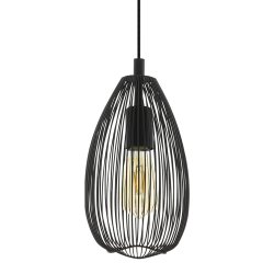 Пендел LOFT CLEVEDON E27 max 60W IP20 черeн