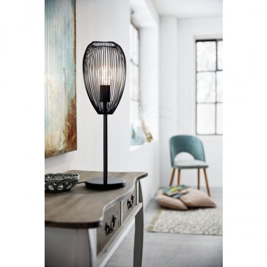 Настолна лампа LOFT CLEVEDON E27 max 60W IP20 черна