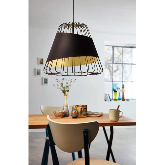 Пендел LOFT AUSTELL E27 max 60W IP20 ф16см черeн