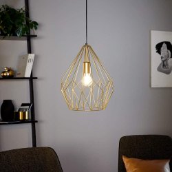 Пендел LOFT CARLTON E27 max 60W IP20 златист