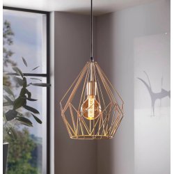 Пендел LOFT CARLTON E27 max 60W IP20 старо злато
