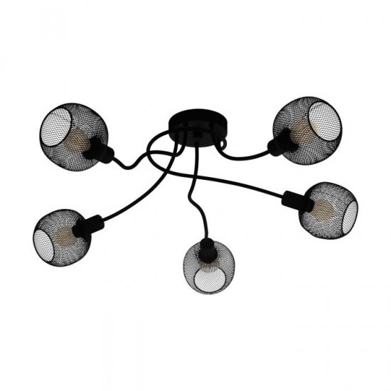Полилей LOFT WRINGTON 1 5хE14 max 5х40W IP20 черен