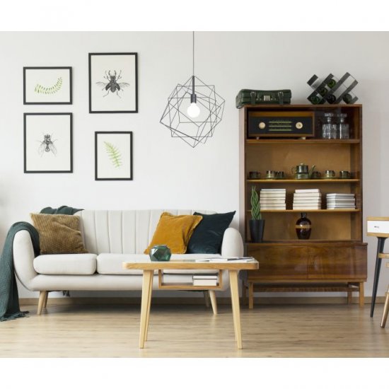 Пендел LOFT STRAITON E27 max 60W IP20 черен