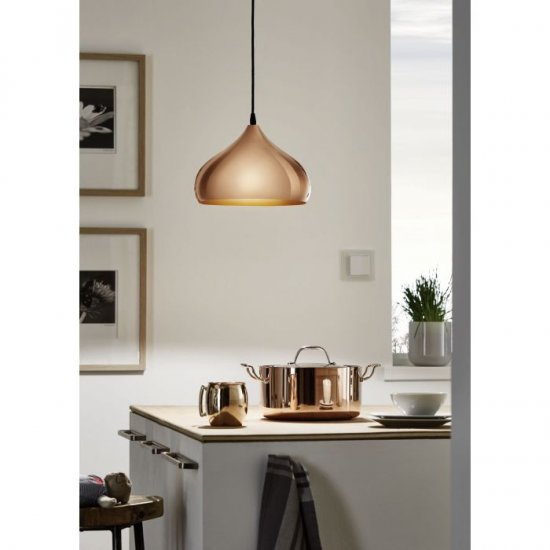 Пендел LOFT HAPTON E27 max 60W IP20 меден