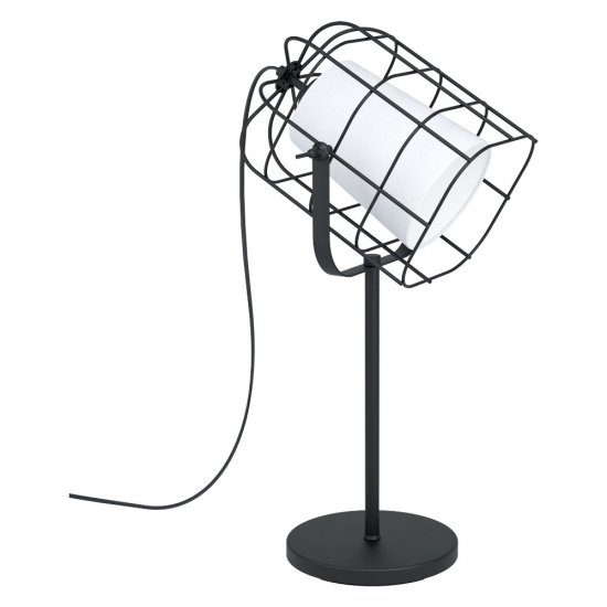 Настолна лампа LOFT BITTAMS E27 max 60W IP20 черно + бяло