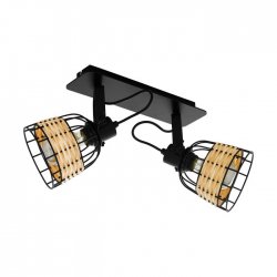 Спот NATURE ANWICK 1 2хE27 max 2х40W IP20 черен