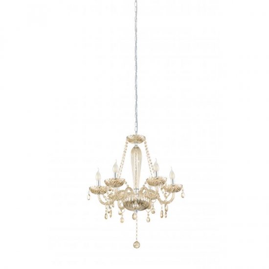 Полилей SPARKLING BASILANO 1 6хE14 max 6х40W IP20 хром + коняк