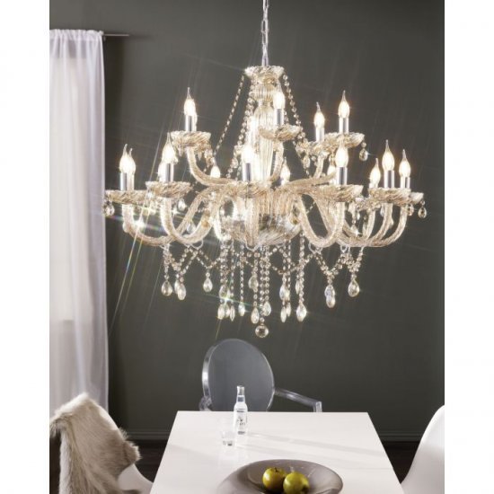 Полилей SPARKLING BASILANO 1 18хE14 max 18х40W IP20 хром + коняк