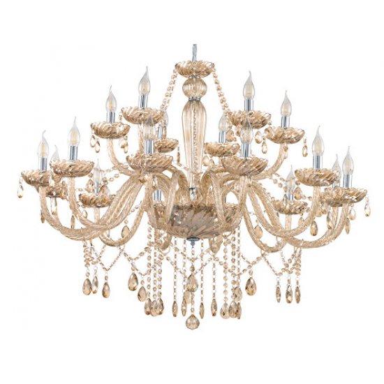Полилей SPARKLING BASILANO 1 18хE14 max 18х40W IP20 хром + коняк