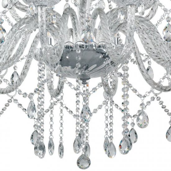 Полилей SPARKLING BASILANO 1 8хE14 max 8х40W IP20 хром