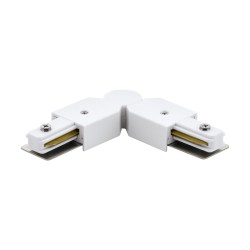 Конектор захранващ за релса ъглов бял TB MIDDLE FEEDER Eglo