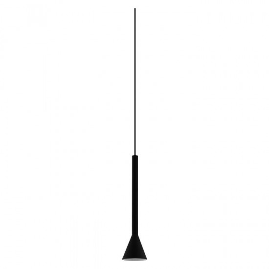 Пендел за релсов монтаж TB CORTADERAS 1хGU10 max 1x8W LED черен Eglo