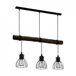 Полилей VINTAGE HORNINGTOPS 3xE27 max 3x40W IP20 черен
