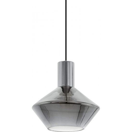 Пендел PONZANO 1хE27 max 1х60W IP20 черен никел + опушено