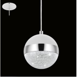 LED пендел LICOROTO 1хG9 max 1х3W 3000K 1x360Lm IP20 хром + бяло