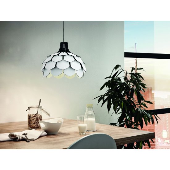 Пендел MORALES 1хE27 max 1х60W IP20 бял