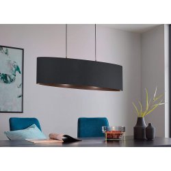 Пендел MASERLO 1 2хE27 max 2х40W IP20 черен