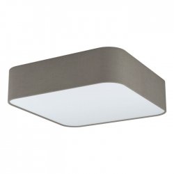 Плафон PASTERI SQUARE 5хE27 max 5х25W IP20 тъмно кафяв
