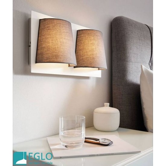 LED аплик SERRAVALLE 2х5.4W 3000K 2х410Lm IP20 сив