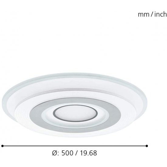 LED плафон REDUCTA 2 45W 3-white 4500Lm IP20 бял