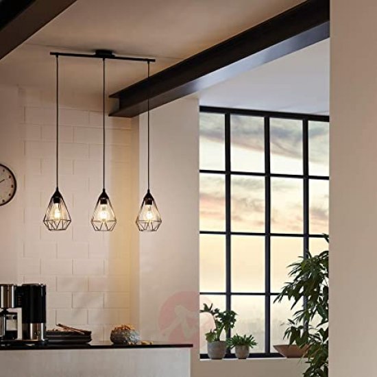 Пендел LOFT TARBES 3хE27 max 3х60W IP20 черен