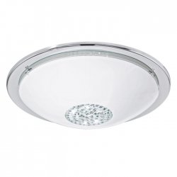 LED плафон GIOLINA 16W 3000K 1500Lm IP20 хром + кристал