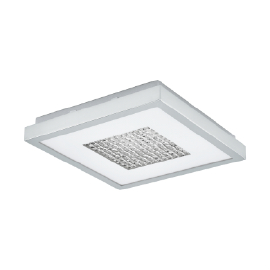LED плафон PESCATE 24W 3000K 2100Lm IP20 хром + кристал димируем