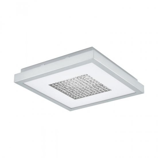 LED плафон PESCATE 24W 3000K 2100Lm IP20 хром + кристал димируем