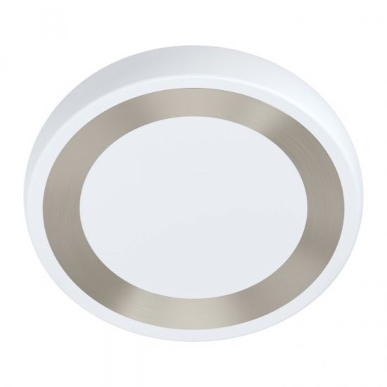 LED плафон RUIDERA 22W 3000K 2400Lm IP20 бяло + сребристо
