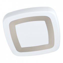 LED плафон RUIDERA 22W 3000K 2400Lm IP20 квадрат бяло + сребристо