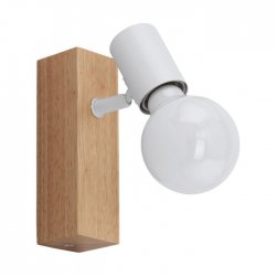 Спот TOWNSHEND 3 E27 max 10W(LED) IP20 бяло + кафяво