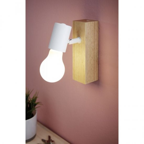 Спот TOWNSHEND 3 E27 max 10W(LED) IP20 бяло+ кафяво