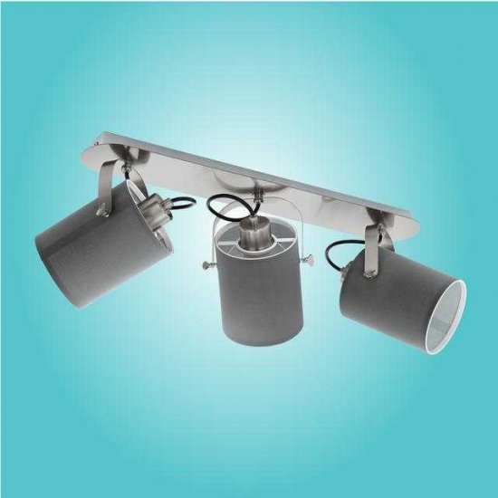 Спот VILLABATE 3хE27 max 3х10W (LED) IP20 сив