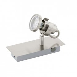LED спот TUKON 3 GU10 1х3.3W 3000K 1x240Lm IP20 мат никел