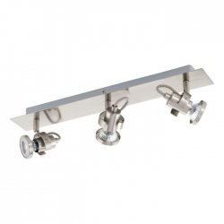 LED спот TUKON 3 GU10 3х3.3W 3000K 3x240Lm IP20 мат никел