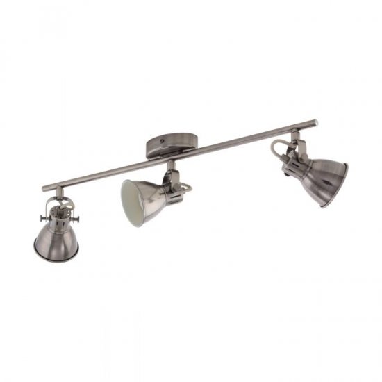 LED спот SERAS GU10 3х3.3W 3000K 3x240Lm IP20 антик никел + крем