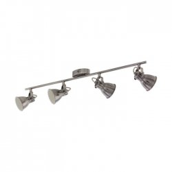 LED спот SERAS GU10 4х3.3W 3000K 4x240Lm IP20 антик никел + крем