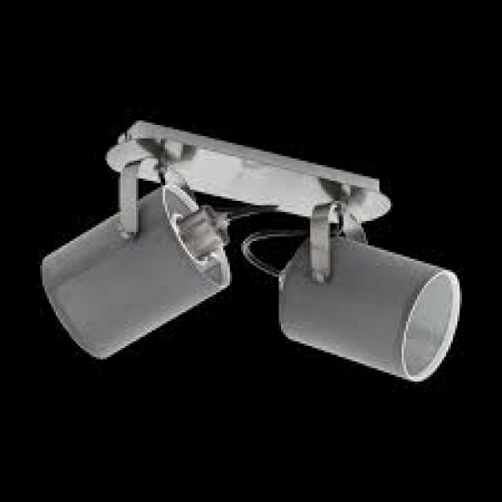 Спот VILLABATE 2хE27 max 2х10W (LED) IP20 сив