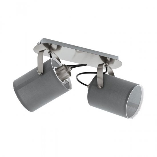 Спот VILLABATE 2хE27 max 2х10W (LED) IP20 сив