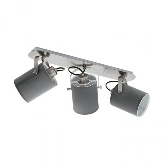 Спот VILLABATE 3хE27 max 3х10W (LED) IP20 сив