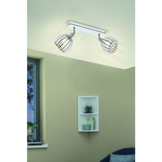 Спот COSSANO-SPOT 2хE14 max 2х28W IP20 бял