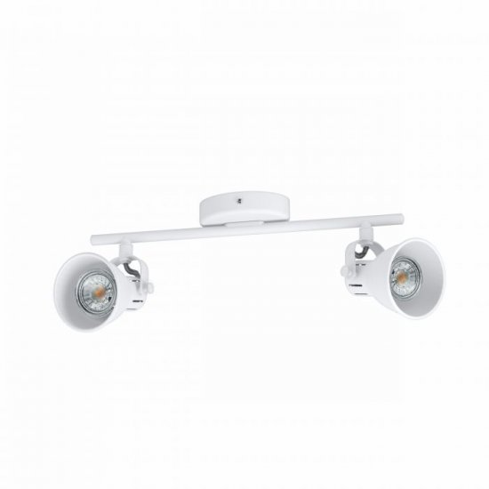 LED спот SERAS 1 GU10 2х3.3W 3000K 2x240Lm IP20 бял