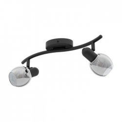 Спот POLLICA 2хE14 max 2х28W IP20 черен