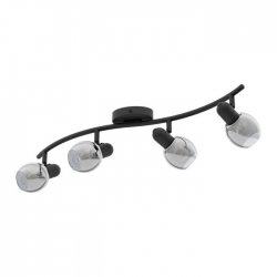 Спот POLLICA 4хE14 max 4х28W IP20 черен