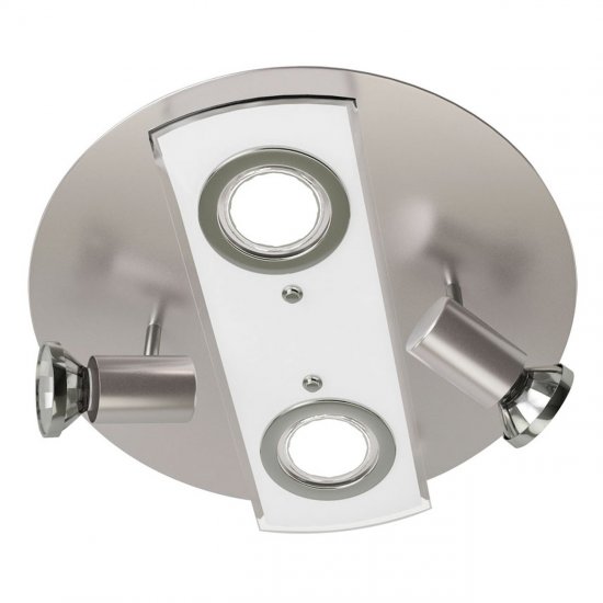 LED спот PAWEDO 1 GU10 4х3W 3000K 4x240Lm IP20 хром + мат никел