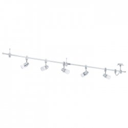 LED спот VILANOVA GU10 5х5W 3000K 5x400Lm IP20 хром