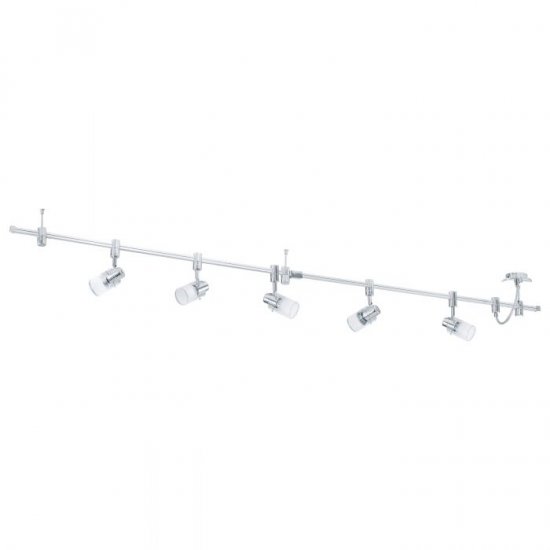 LED спот VILANOVA GU10 5х5W 3000K 5x400Lm IP20 хром